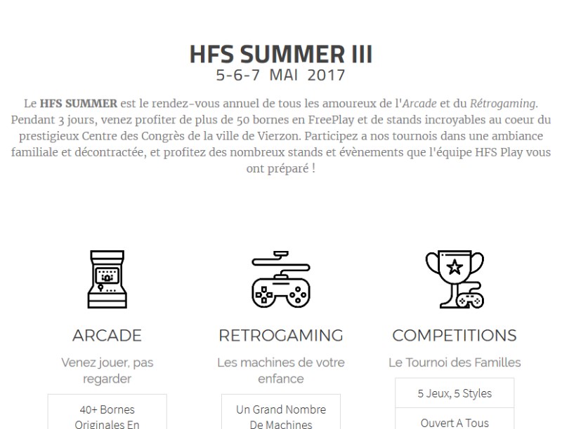 summer website